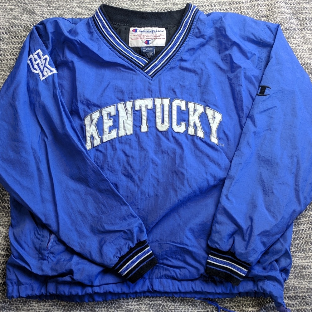 VTG Champion Men's Large Kentucky Windbreaker